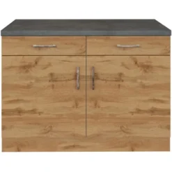 Held Möbel Unterschrank Sorrento 100x85x60 Cm 2 Tür. 2 Schubk. + Boden Wotan.