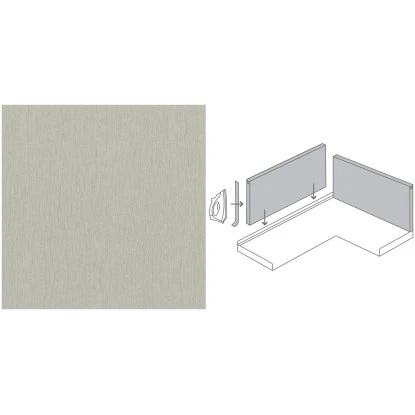 Küchenrückwand 296 Cm X 58,5 Cm Aluminium (Alu 273) – Bild 2