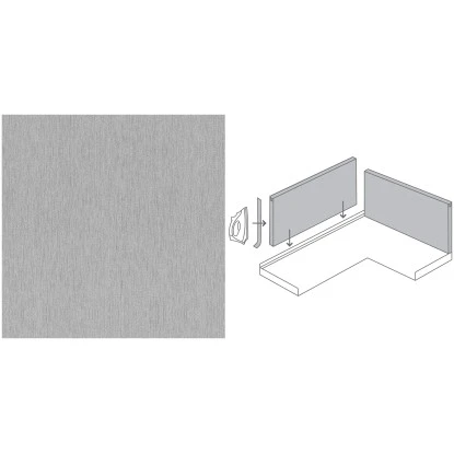 Küchenrückwand 296 Cm X 58,5 Cm Edelstahl (Alu 423) – Bild 2