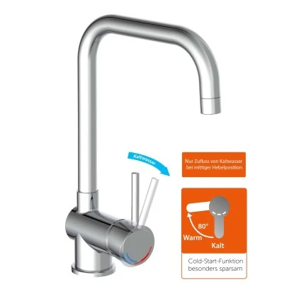 Eisl Spültischarmatur Futura Chrom – Bild 3