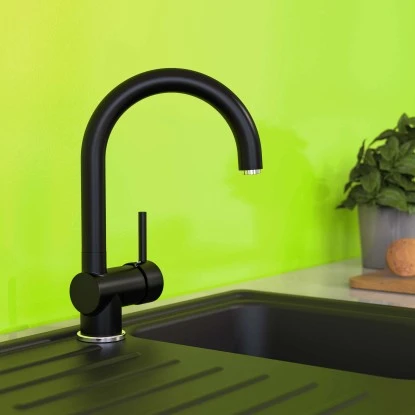 Eisl Spültischarmatur Futura Schwarz-Chrom – Bild 5